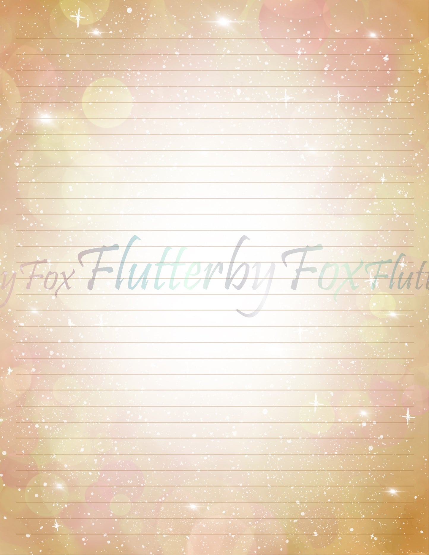 Galaxy Writing Paper - Digital