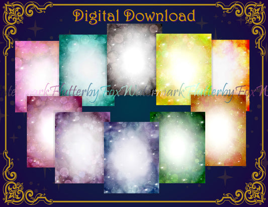 Galaxy Vol I Junk Journal Pages - Digital
