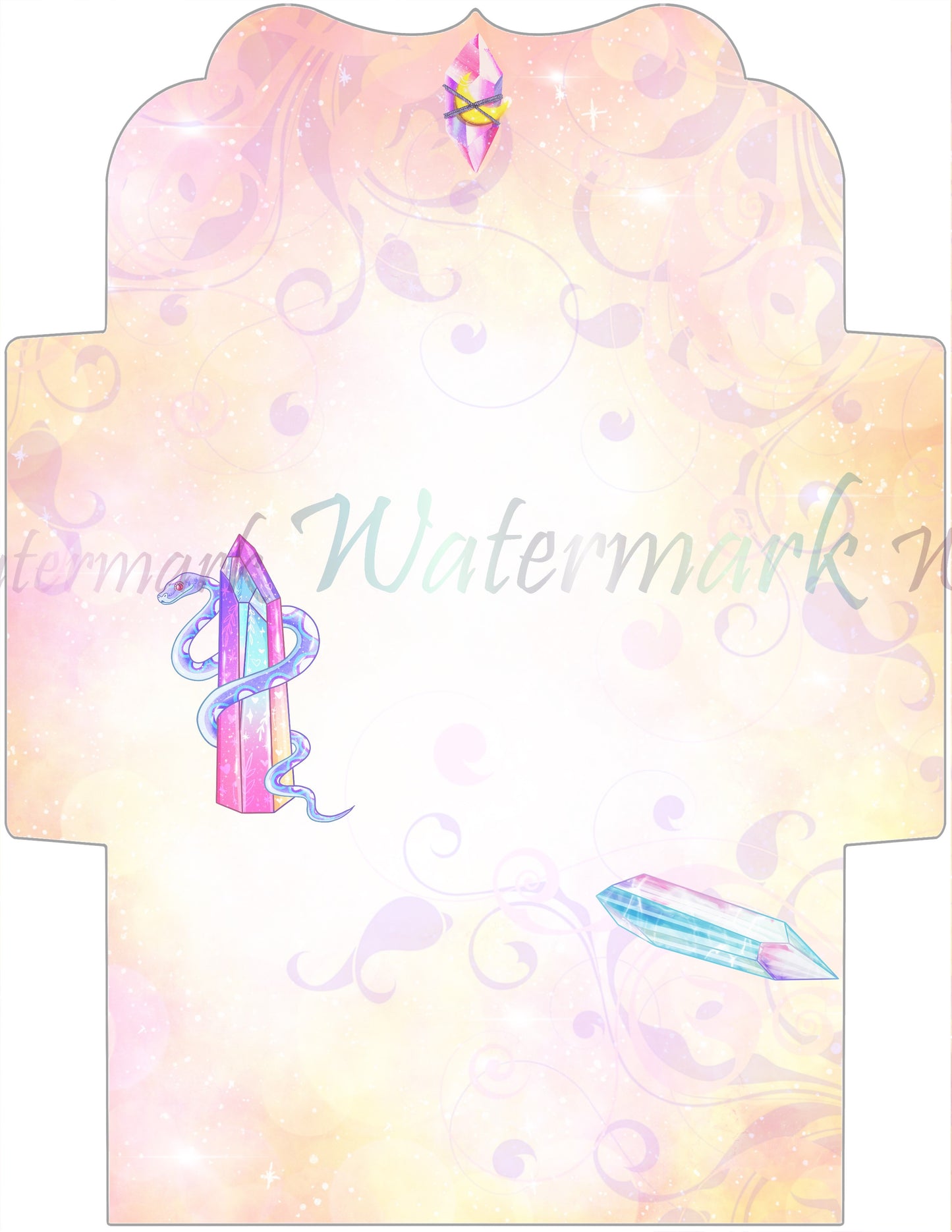 Gem Snake Stationery