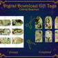 Green Witch Gift Tags - Digital
