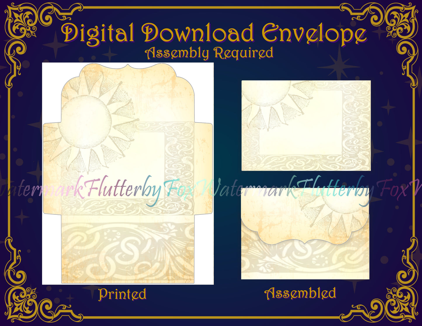 Golden Sun Stationery