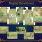 Green Witch Envelope Set - Digital