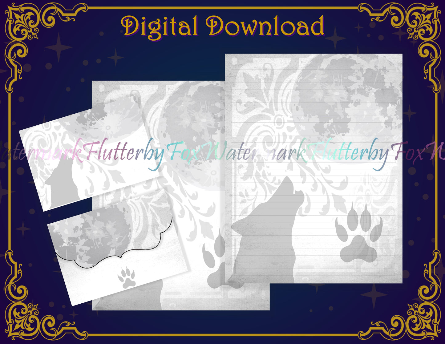 Howling Wolf Stationery