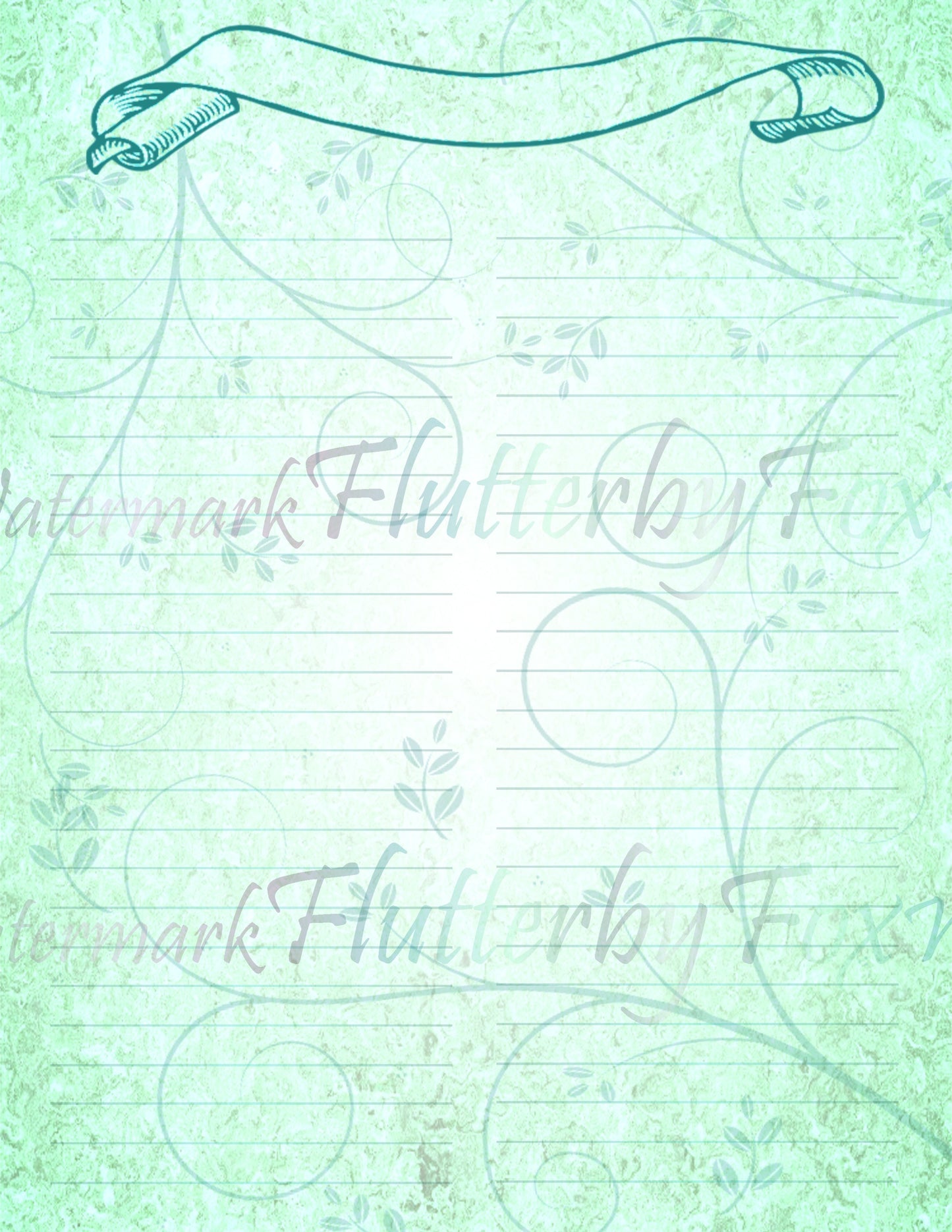 Teal Journal Set - Digital