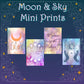 Moon & Sky Mini Prints
