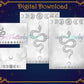 Moon Snake Stationery