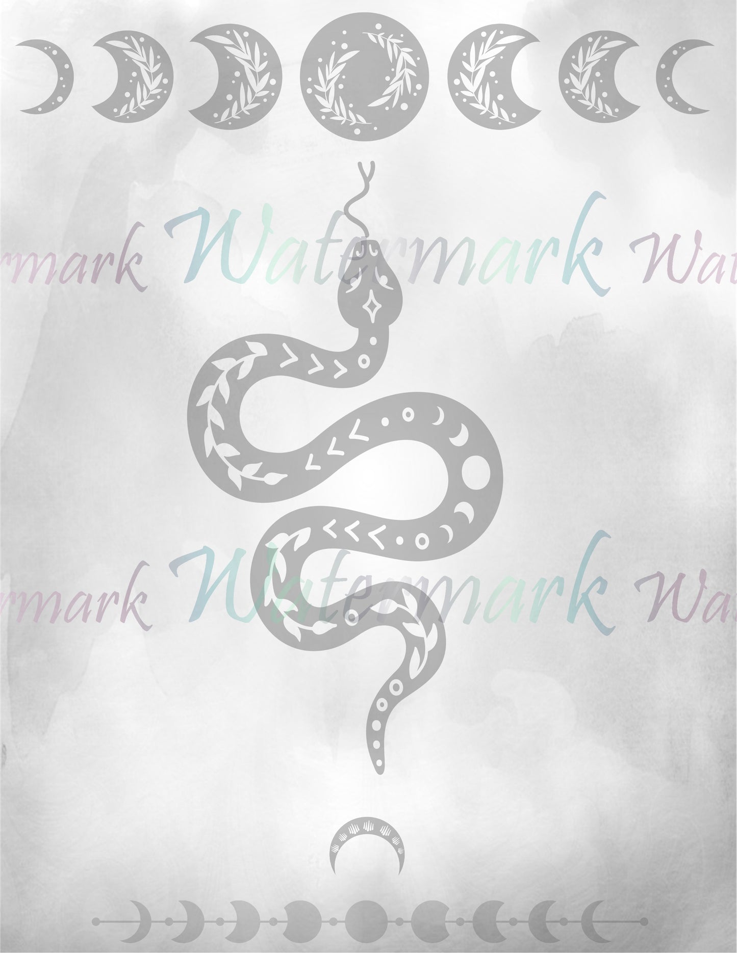 Moon Snake Stationery
