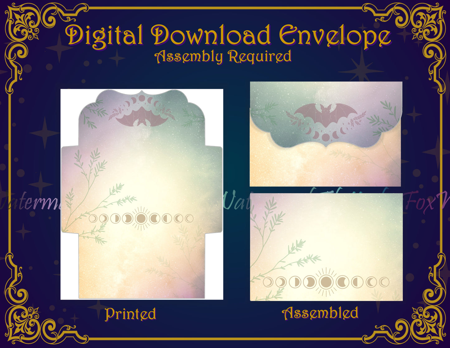 Mystic Bat Stationery