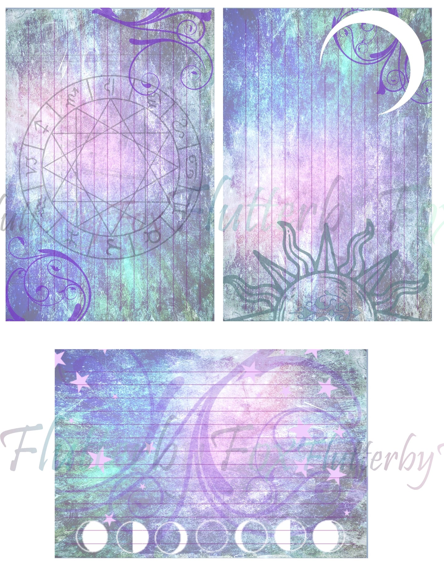 Astrology Note Cards - Digital