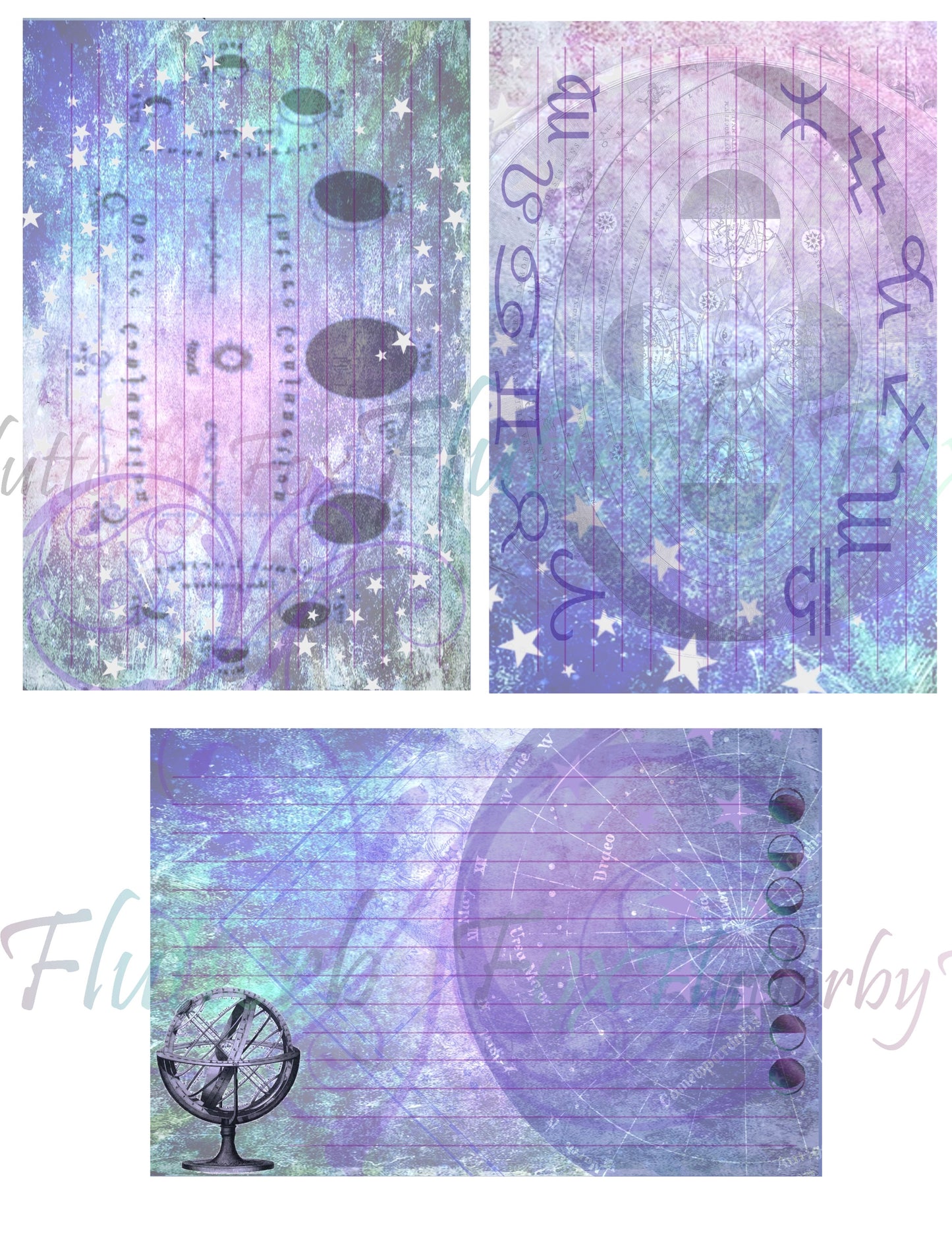 Astrology Note Cards - Digital