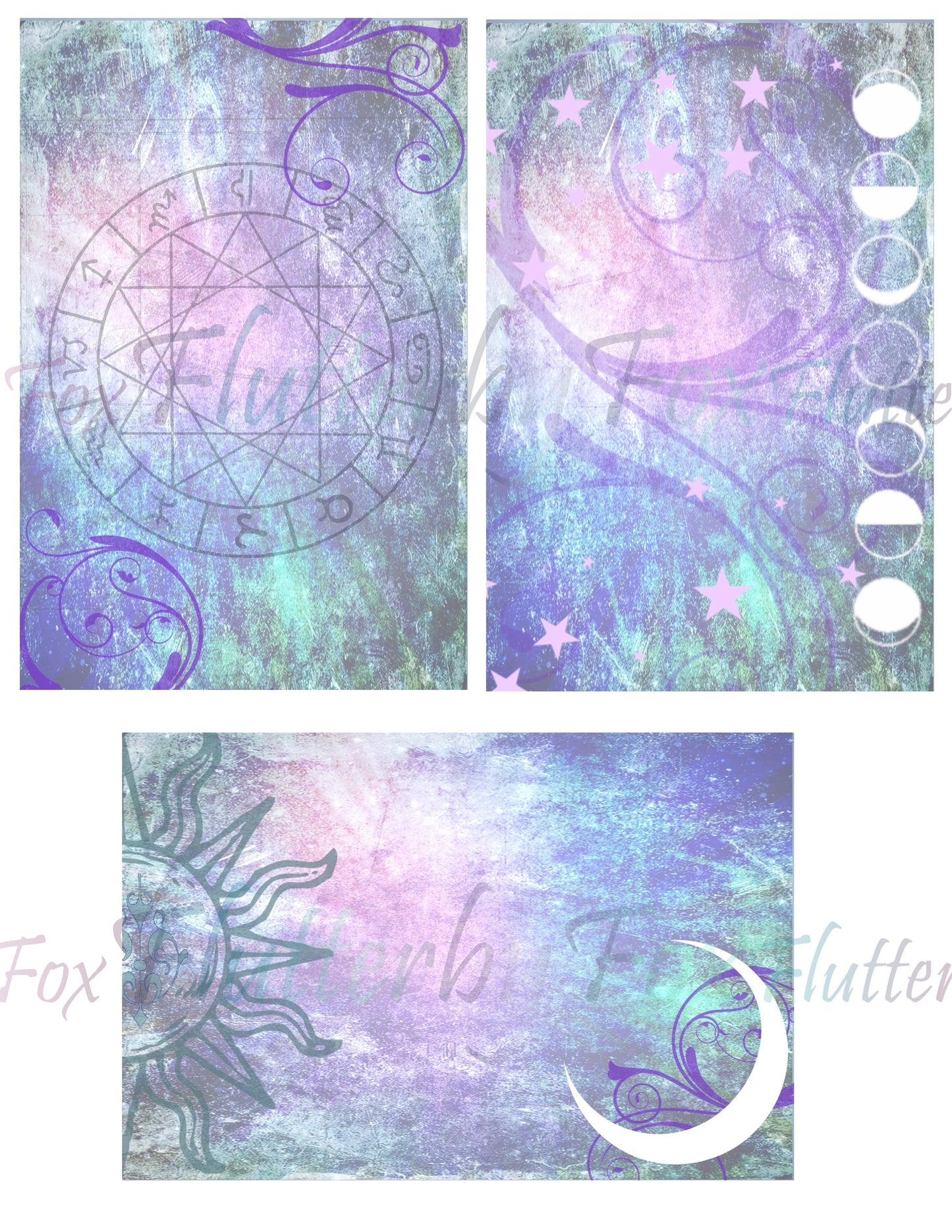 Astrology Note Cards - Digital