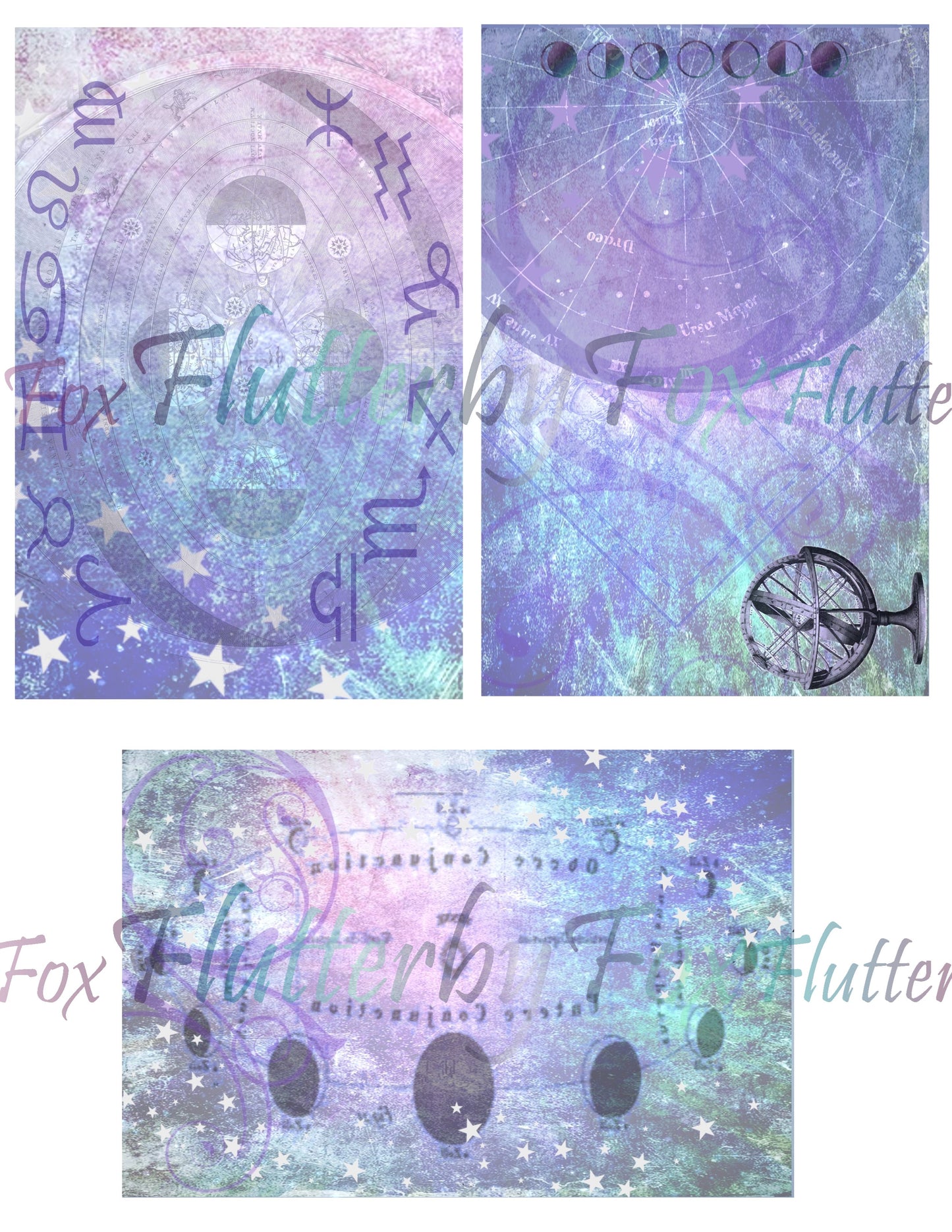 Astrology Note Cards - Digital