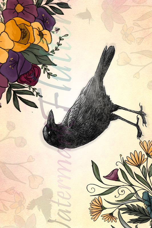 Autumn Blackbird