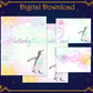 Pastel Penguin Stationery - Digital