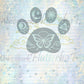 Blue Pet Paw