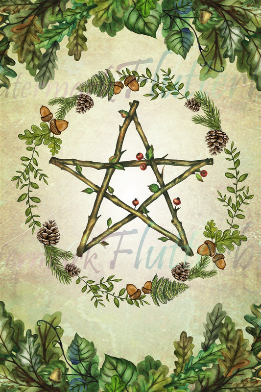 Summer Forest Pentacle