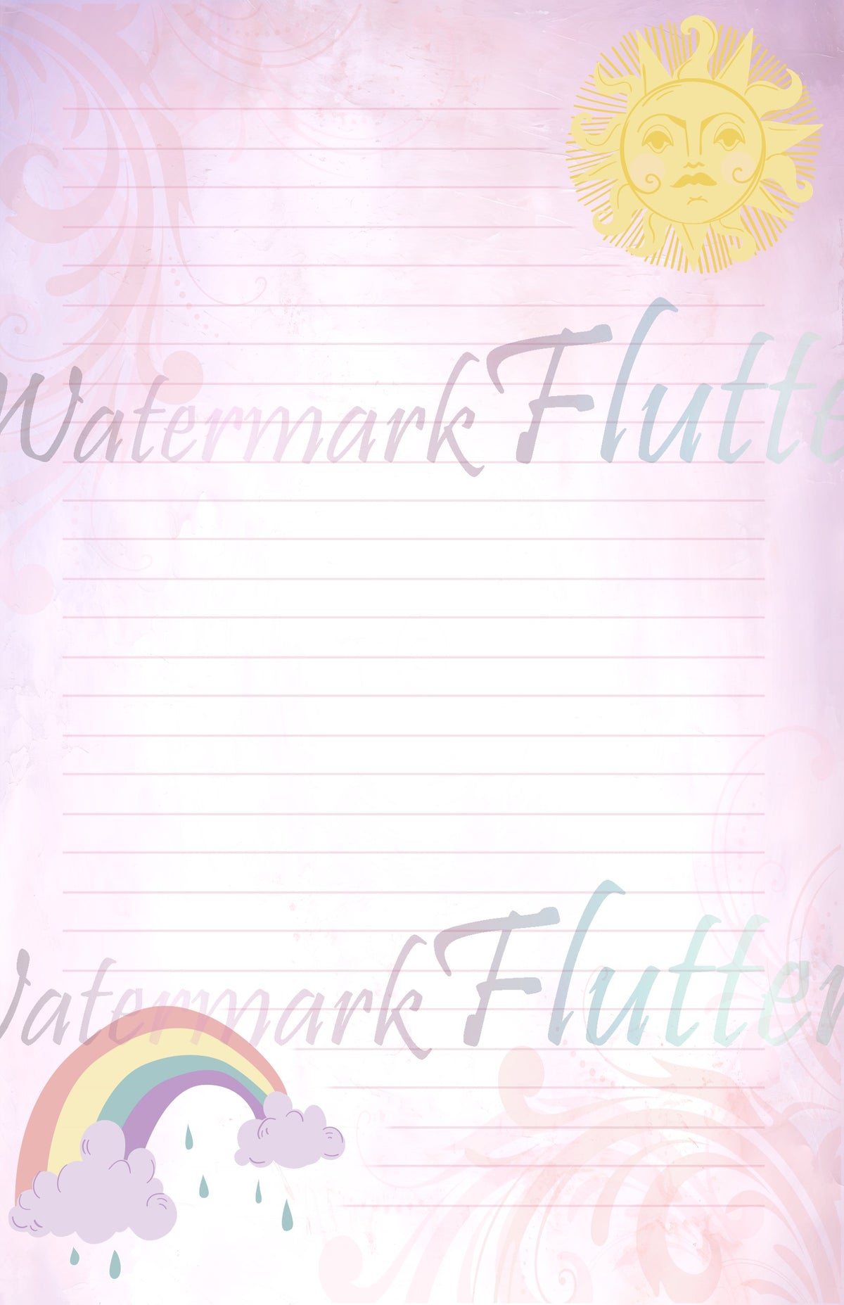 Cute Sky Half Sheet Set