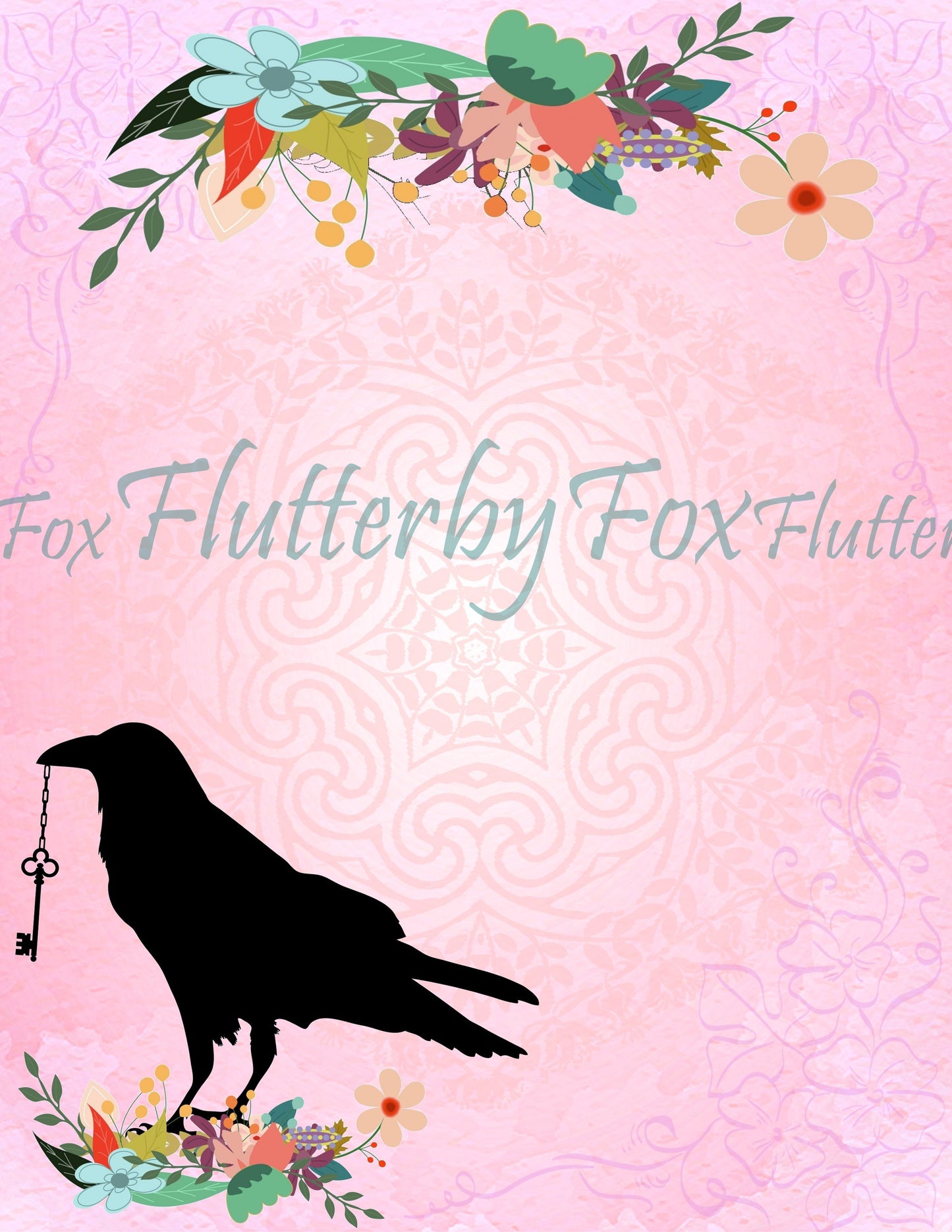 Raven Junk Journal Pages - Digital