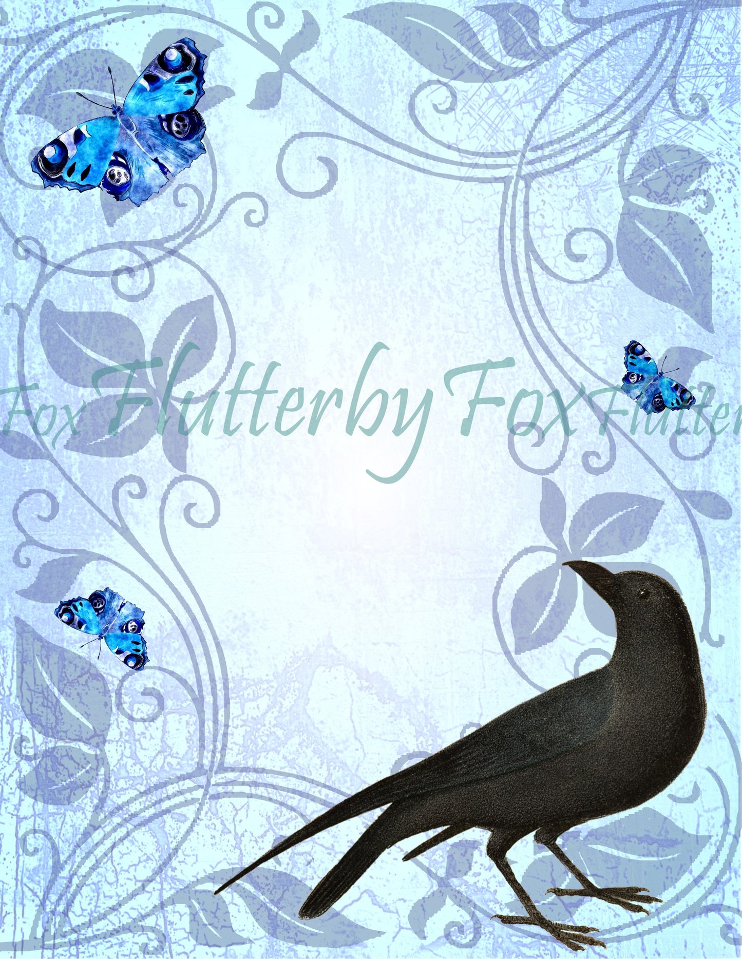 Raven Junk Journal Pages - Digital