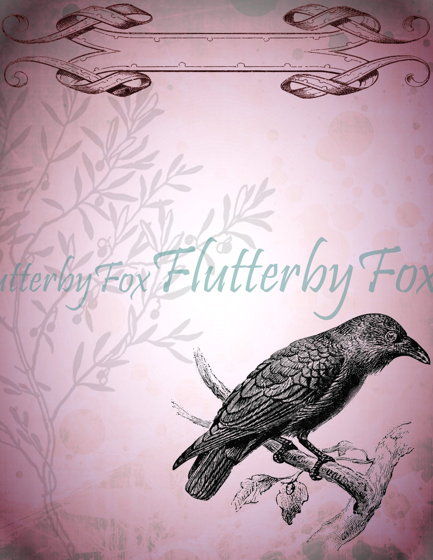 Raven Junk Journal Pages - Digital