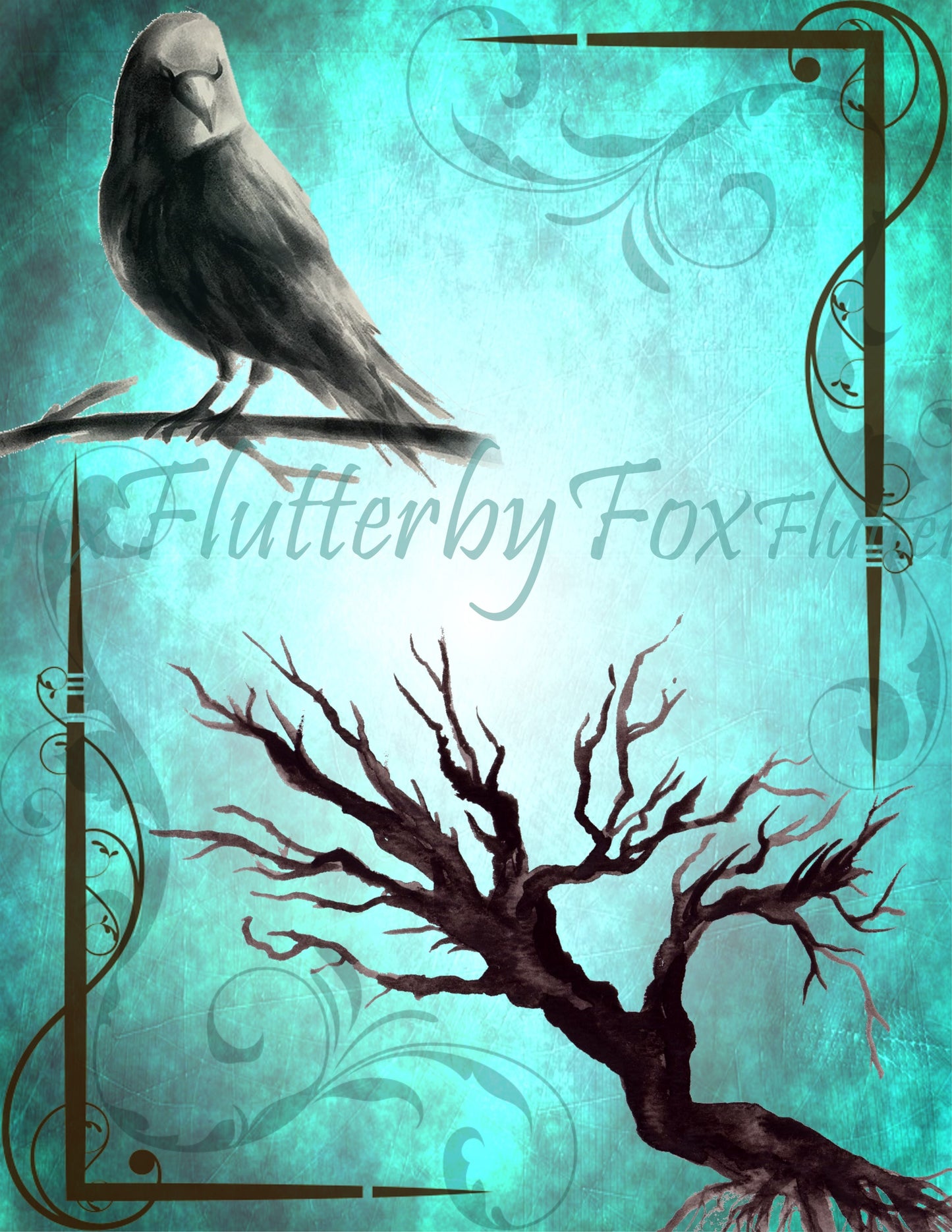 Raven Junk Journal Pages - Digital