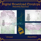 Rose Cat Stationery - Digital