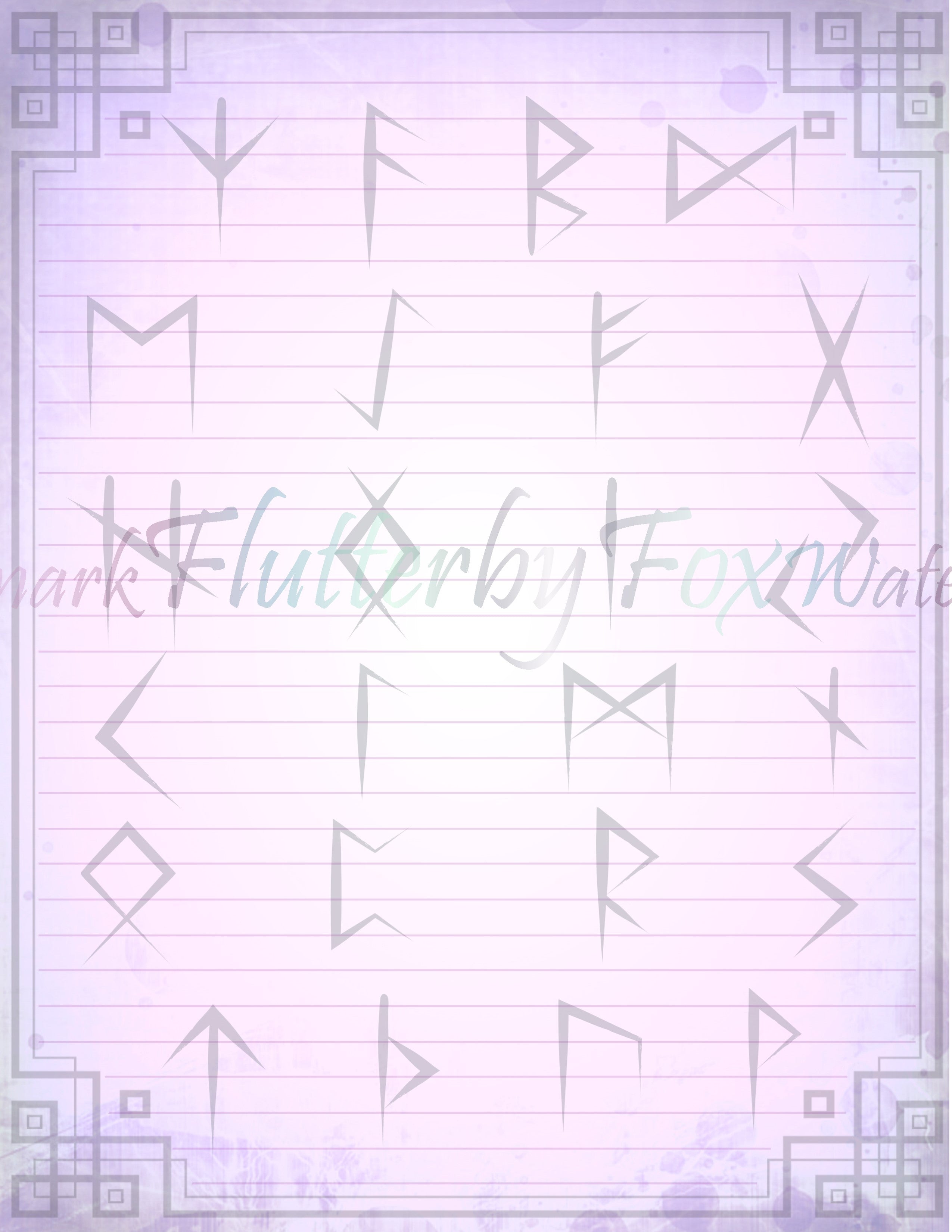 Elder Futhark Runes – flutterbyfox