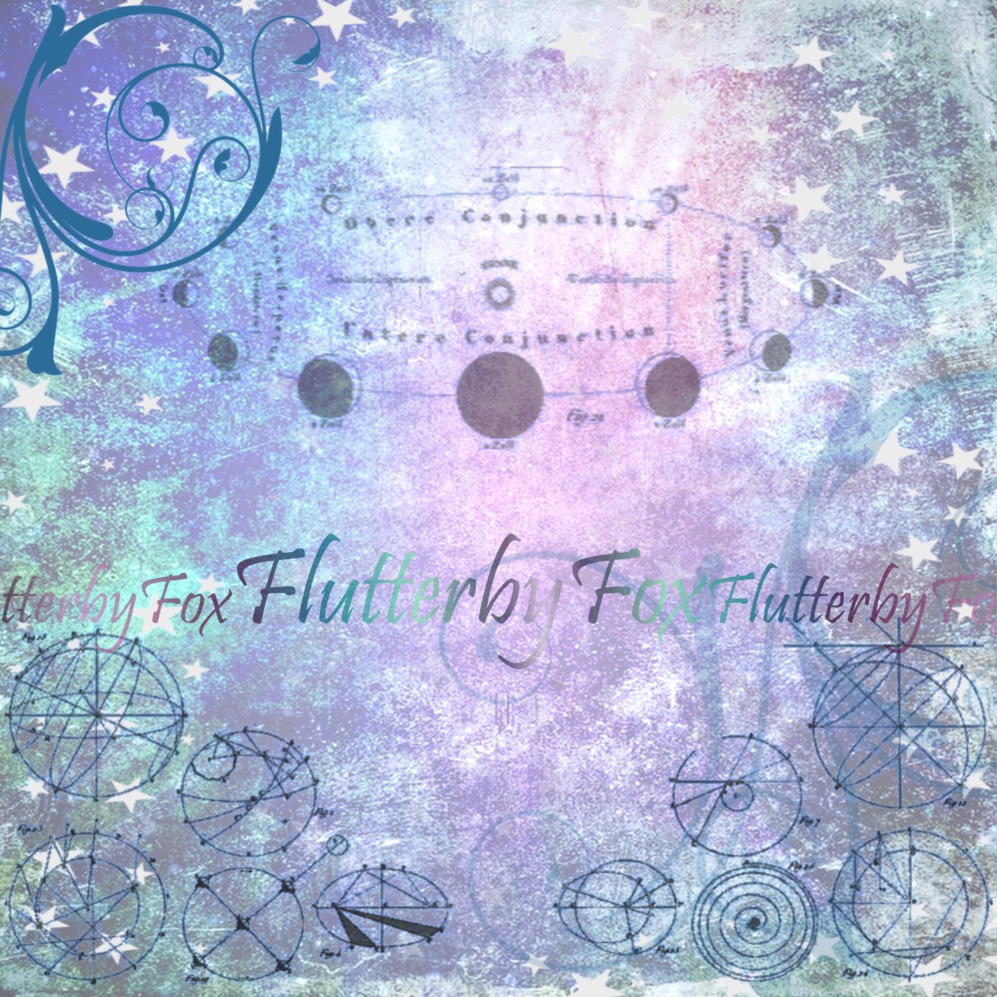 Astrology Scrapbook Pages - Digital