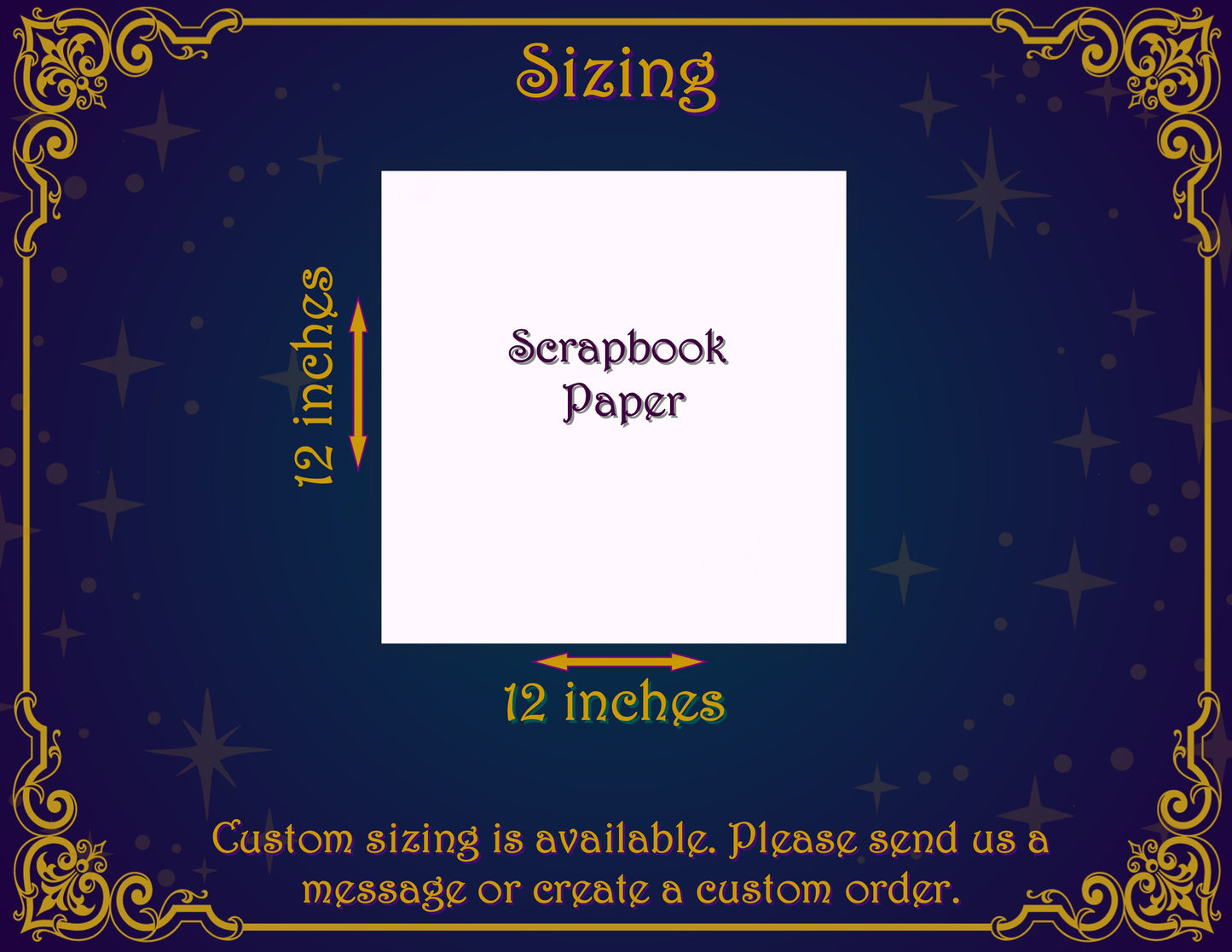 Celestial Scrapbook Pages - Digital