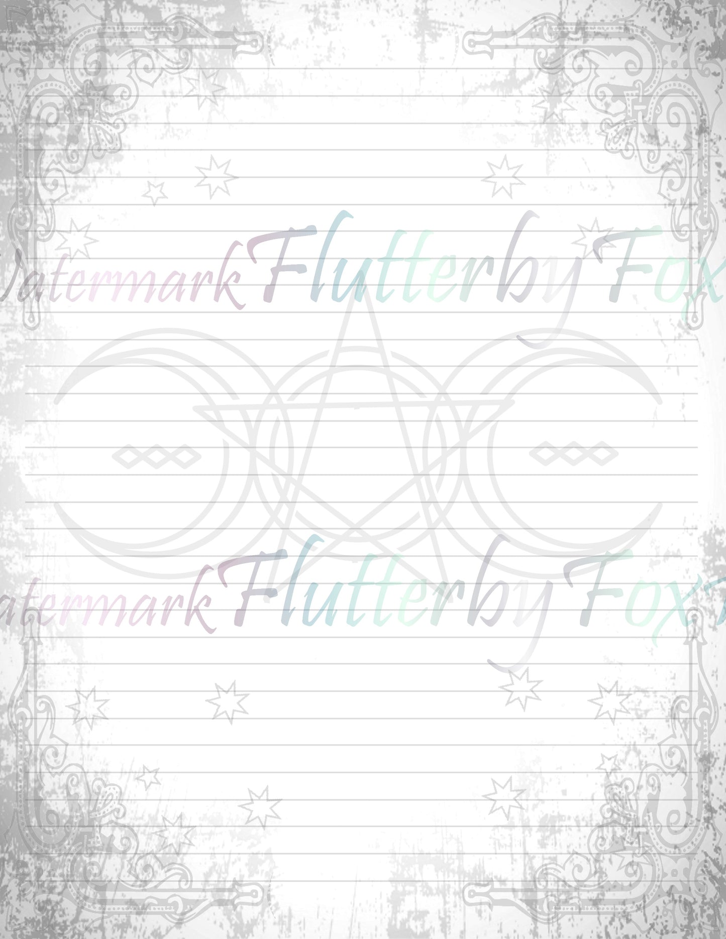 Triple Moon Stationery - Digital