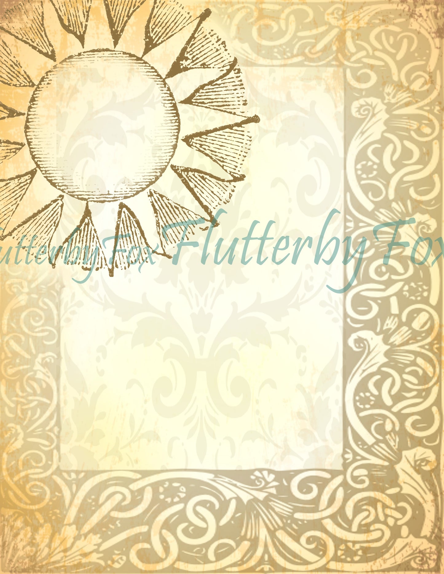 Sun & Moon Junk Journal Pages - Digital