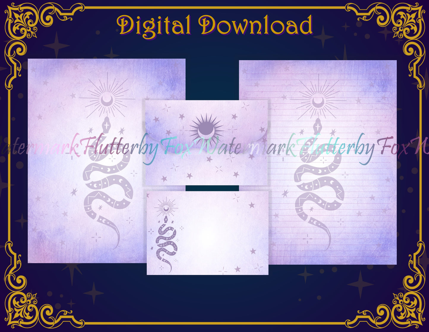 Star Snake Stationery