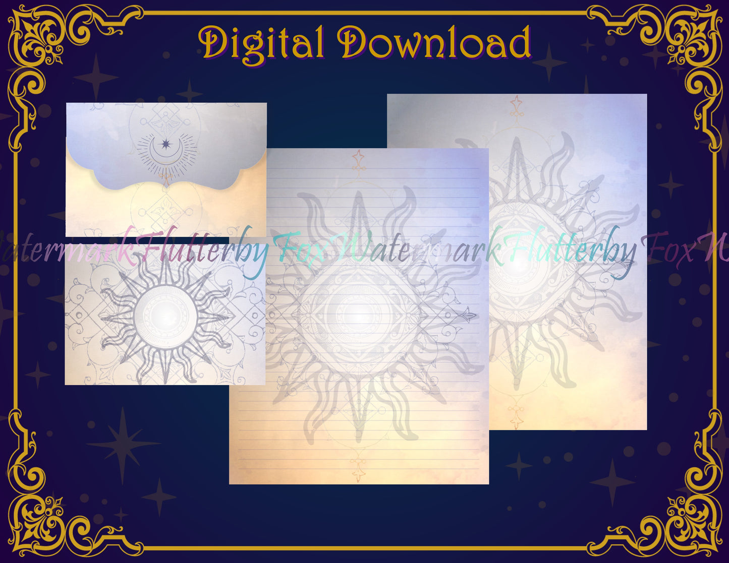 Sun Magic Stationery