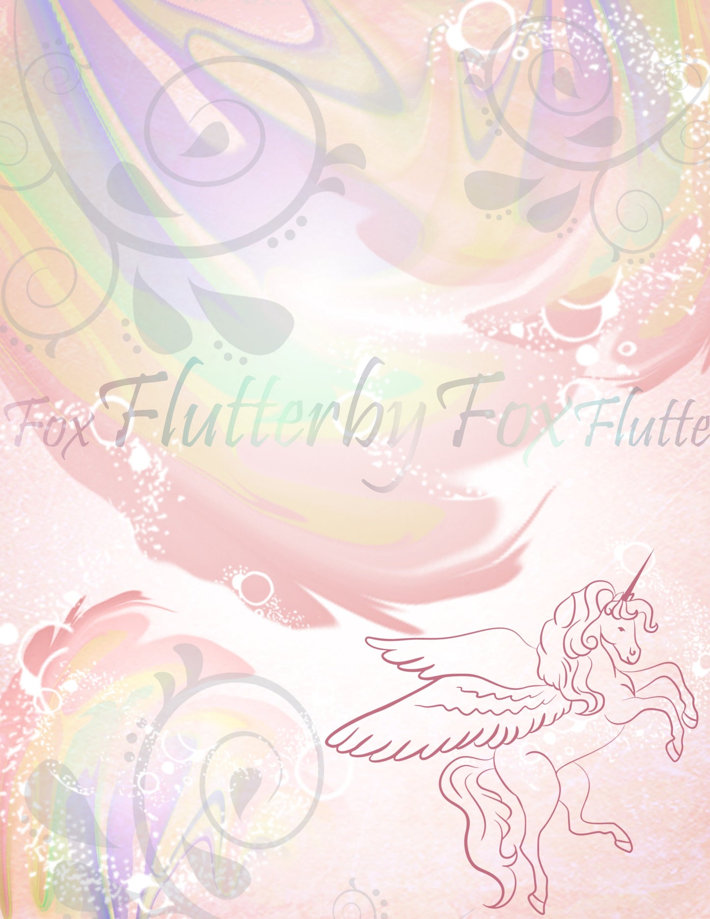 Unicorn Junk Journal Pages - Digital