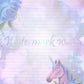 Floral Unicorn Stationery