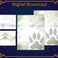 Wolf Paw Stationery